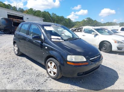 2008 CHEVROLET AVEO 5 SPECIAL VALUE Black  Gasoline KL1TD66618B142106 photo #1