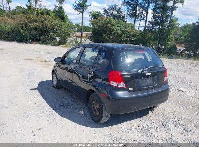 2008 CHEVROLET AVEO 5 SPECIAL VALUE Black  Gasoline KL1TD66618B142106 photo #4