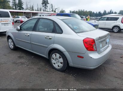 2007 SUZUKI FORENZA CONVENIENCE Silver  Gasoline KL5JD56Z07K500434 photo #4