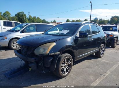 2014 NISSAN ROGUE SELECT S Black  Gasoline JN8AS5MT0EW619268 photo #3