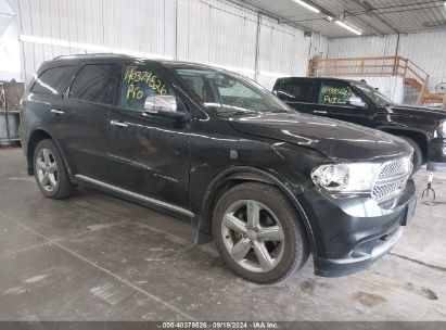 2011 DODGE DURANGO CITADEL Black  Gasoline 1D4SE5GT1BC699568 photo #1