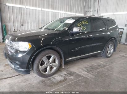 2011 DODGE DURANGO CITADEL Black  Gasoline 1D4SE5GT1BC699568 photo #3