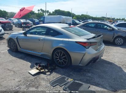 2020 LEXUS RC F Silver  Gasoline JTHDP5BC2L5007975 photo #4