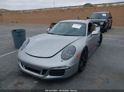 2015 PORSCHE 911 CARRERA 4 GTS/CARRERA 4S/CARRERA GTS/CARRERA S Silver  Gasoline WP0AB2A94FS125085 photo #3