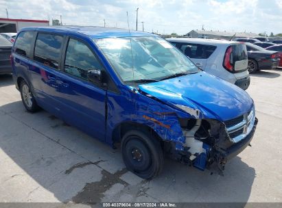 2013 DODGE GRAND CARAVAN SXT Blue  Flexible Fuel 2C4RDGCG1DR687224 photo #1