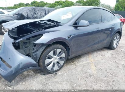 2023 TESLA MODEL Y AWD/LONG RANGE DUAL MOTOR ALL-WHEEL DRIVE Gray  Electric 7SAYGDEE0PA159848 photo #3