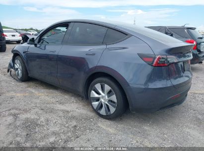 2023 TESLA MODEL Y AWD/LONG RANGE DUAL MOTOR ALL-WHEEL DRIVE Gray  Electric 7SAYGDEE0PA159848 photo #4