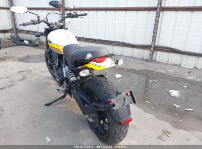 2018 DUCATI SCRAMBLER 800 White  Gasoline ML015ANM0JT013919 photo #4