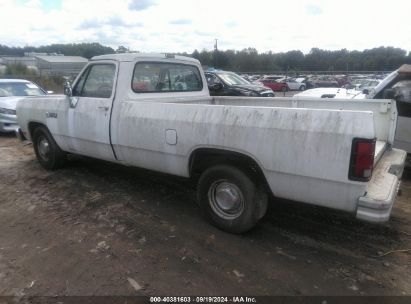 1989 DODGE D-SERIES D150 White  Gasoline 1B7HE16X1KS079345 photo #4