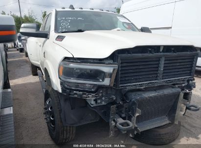 2022 RAM 3500 LARAMIE  4X4 8' BOX White  Diesel 3C63RRJL3NG377142 photo #1