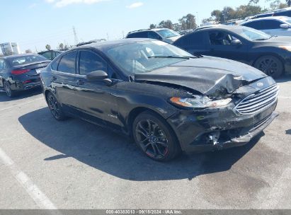 2018 FORD FUSION HYBRID SE Black  Hybrid 3FA6P0LU7JR115870 photo #1