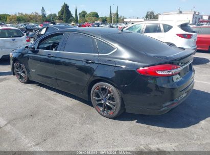 2018 FORD FUSION HYBRID SE Black  Hybrid 3FA6P0LU7JR115870 photo #4