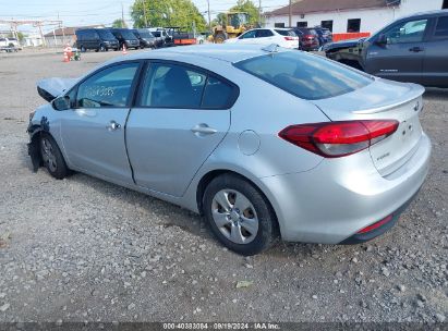 2018 KIA FORTE LX Silver  Gasoline 3KPFK4A7XJE222898 photo #4