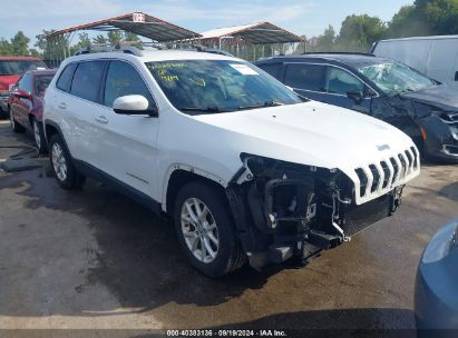 2014 JEEP CHEROKEE LATITUDE White  Flexible Fuel 1C4PJLCS0EW116796 photo #1