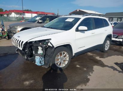 2014 JEEP CHEROKEE LATITUDE White  Flexible Fuel 1C4PJLCS0EW116796 photo #3