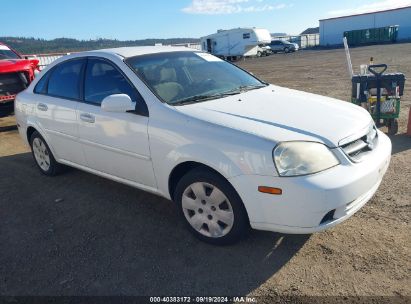 2007 SUZUKI FORENZA CONVENIENCE White  Gasoline KL5JD56Z27K504145 photo #1