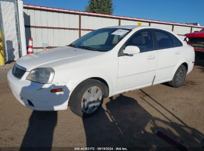 2007 SUZUKI FORENZA CONVENIENCE White  Gasoline KL5JD56Z27K504145 photo #3