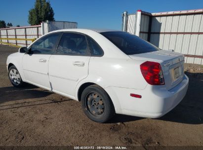 2007 SUZUKI FORENZA CONVENIENCE White  Gasoline KL5JD56Z27K504145 photo #4