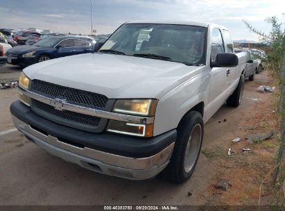 2005 CHEVROLET SILVERADO 1500 WORK TRUCK White  Gasoline 1GCEC19X05Z161325 photo #3