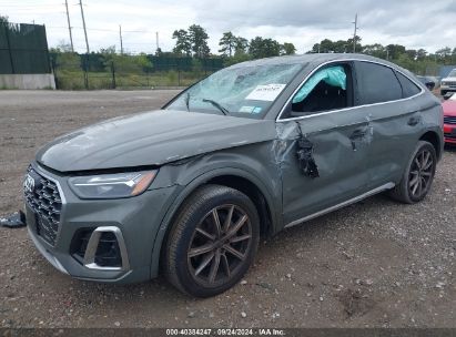 2023 AUDI SQ5 SPORTBACK PREMIUM PLUS TFSI QUATTRO TIPTRONIC Gray  Gasoline WA124AFY3P2129259 photo #3