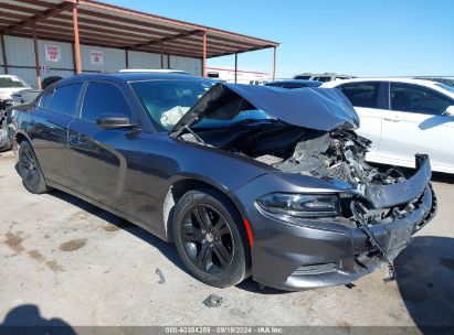 2019 DODGE CHARGER SXT RWD Gray  Flexible Fuel 2C3CDXBG3KH702868 photo #1