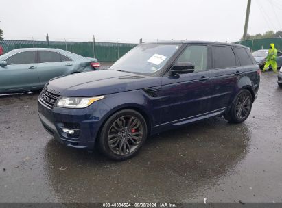 2017 LAND ROVER RANGE ROVER SPORT 3.0L V6 SUPERCHARGED HSE DYNAMIC Navy  Gasoline SALWV2FV8HA179512 photo #3