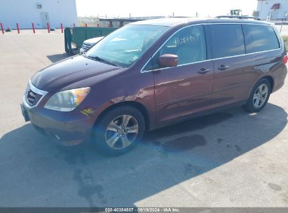 2009 HONDA ODYSSEY TOURING Burgundy  Gasoline 5FNRL38979B006444 photo #3