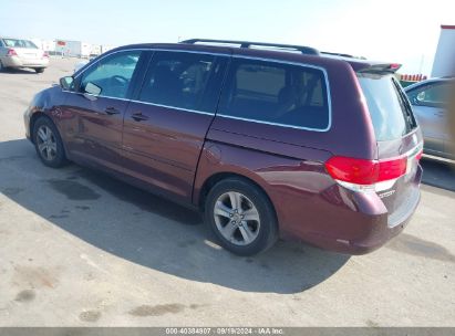 2009 HONDA ODYSSEY TOURING Burgundy  Gasoline 5FNRL38979B006444 photo #4