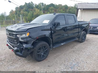 2024 CHEVROLET SILVERADO 1500 4WD  SHORT BED LT TRAIL BOSS Black  Gasoline 3GCUDFED1RG260145 photo #3