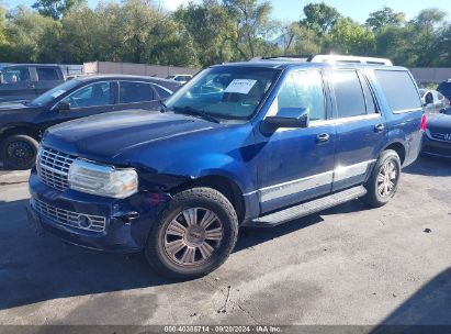 2007 LINCOLN NAVIGATOR ULTIMATE Blue  Gasoline 5LMFU28577LJ24407 photo #3