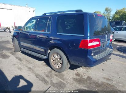 2007 LINCOLN NAVIGATOR ULTIMATE Blue  Gasoline 5LMFU28577LJ24407 photo #4