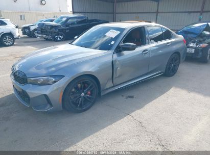 2023 BMW 3 SERIES M340I XDRIVE Gray  Gasoline 3MW49FF05P8C97247 photo #3