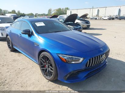 2022 MERCEDES-BENZ AMG GT 53 4-DOOR COUPE Blue  Gasoline W1K7X6BBXNA045031 photo #1