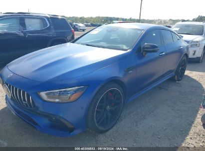 2022 MERCEDES-BENZ AMG GT 53 4-DOOR COUPE Blue  Gasoline W1K7X6BBXNA045031 photo #3