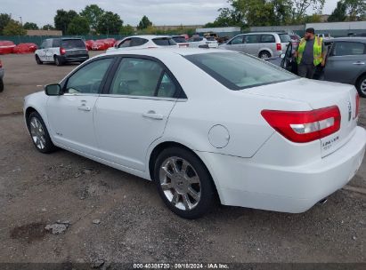 2007 LINCOLN MKZ White  Gasoline 3LNHM26T47R638228 photo #4