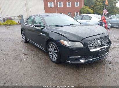 2017 LINCOLN CONTINENTAL PREMIERE Black  Gasoline 1LN6L9PK8H5618965 photo #1