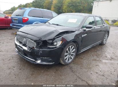 2017 LINCOLN CONTINENTAL PREMIERE Black  Gasoline 1LN6L9PK8H5618965 photo #3