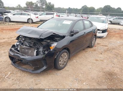 2020 KIA RIO LX Black  Gasoline 3KPA24AD1LE283706 photo #3