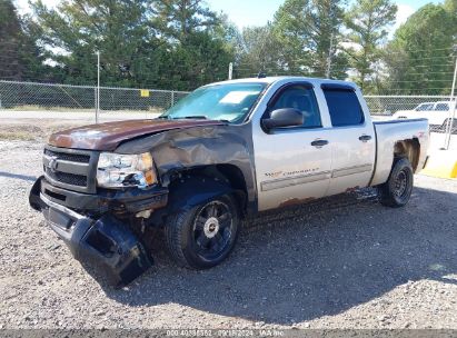 2010 CHEVROLET SILVERADO 1500 LT Gray  Flexible Fuel 3GCRKSE35AG155866 photo #3