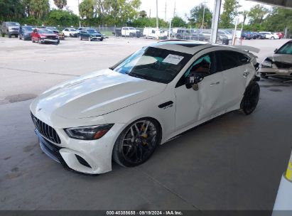 2019 MERCEDES-BENZ AMG GT 63 4-DOOR COUPE S White  Gasoline WDD7X8KB3KA001377 photo #3