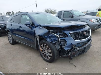 2019 CADILLAC XT4 SPORT Blue  Gasoline 1GYFZER40KF142524 photo #1