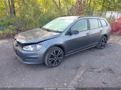 2016 VOLKSWAGEN GOLF SPORTWAGEN TSI S 4-DOOR Gray  Gasoline 3VWA17AU2GM510317 photo #3