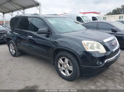 2011 GMC ACADIA SL Black  Gasoline 1GKKRNED4BJ166224 photo #1