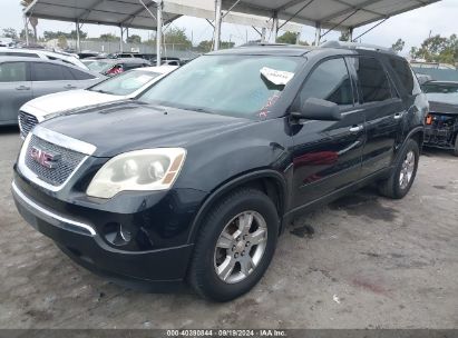 2011 GMC ACADIA SL Black  Gasoline 1GKKRNED4BJ166224 photo #3