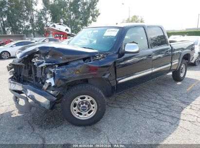 2002 GMC SIERRA 1500HD SLE Black  Gasoline 1GTGC13U12F134493 photo #3