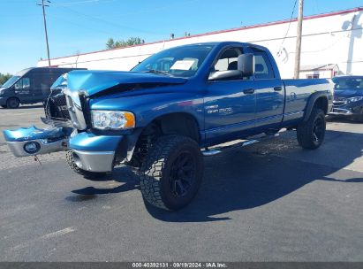 2005 DODGE RAM 2500 SLT/LARAMIE Blue  Gasoline 3D7KS28D45G707438 photo #3