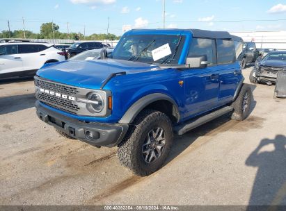 2023 FORD BRONCO BADLANDS Blue  Gasoline 1FMEE5DPXPLB73606 photo #3