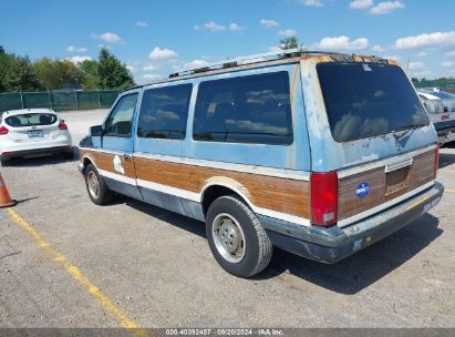 1990 PLYMOUTH GRAND VOYAGER LE Blue  Gasoline 1P4GH54R6LX129607 photo #4