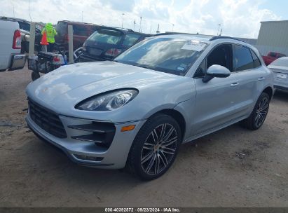 2016 PORSCHE MACAN TURBO Silver  Gasoline WP1AF2A56GLB91813 photo #3