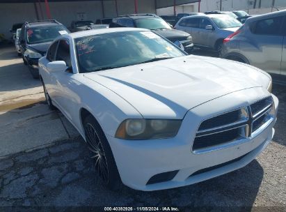 2011 DODGE CHARGER White  Flexible Fuel 2B3CL3CG4BH531152 photo #1